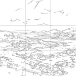 Line drawing with grid