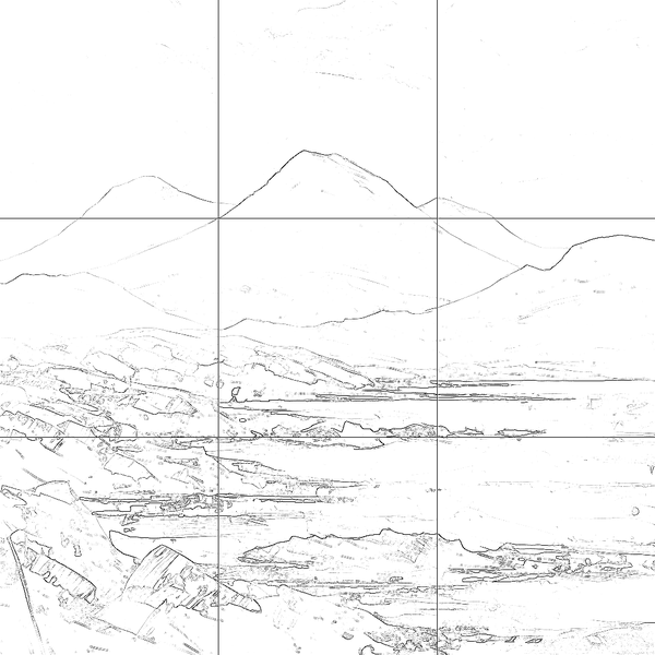 Sketch with grid