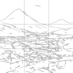 Line drawing with grid