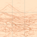 Sepia sketch with grid