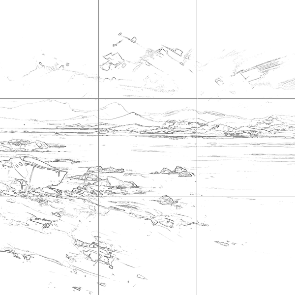 Sketch with grid