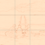 Sepia sketch with grid