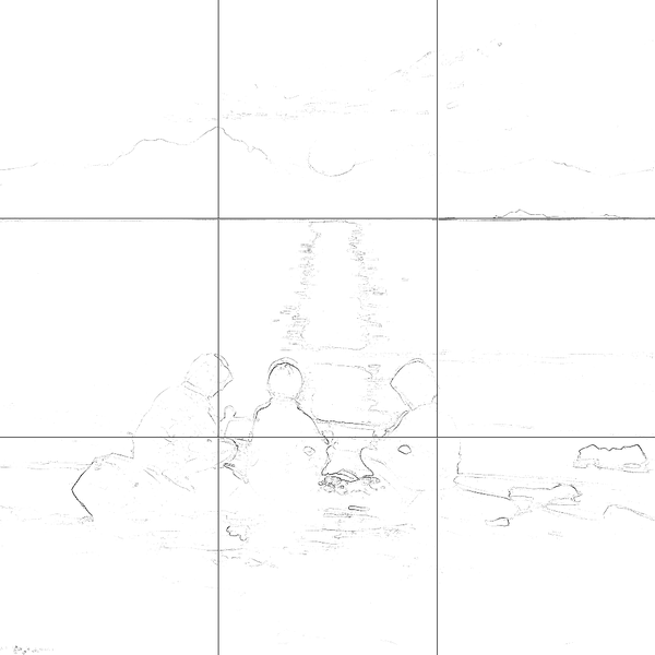 Sketch with grid