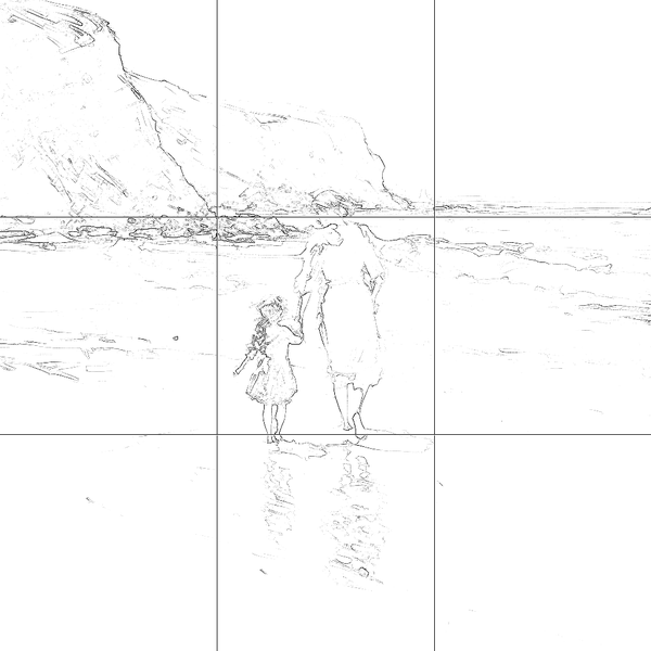 Sketch with grid