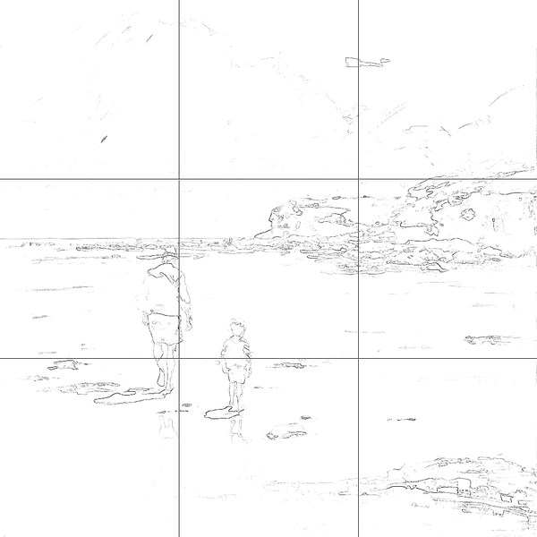 Sketch with grid