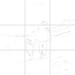 Sketch with grid