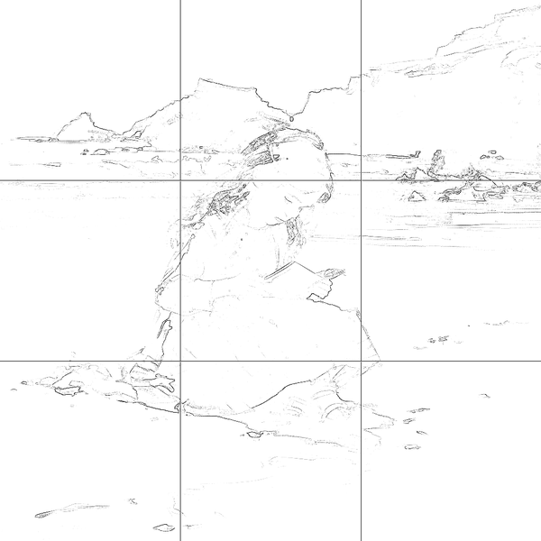 Sketch with grid