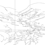 Line drawing with grid