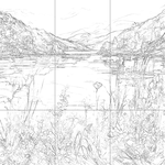 Sketch with grid