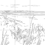 Line drawing with grid