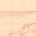 Sepia sketch with grid