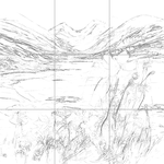 Sketch with grid