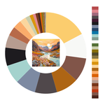 Colour wheel / palette