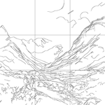 Line drawing with grid