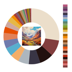 Colour wheel / palette