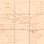 Sepia sketch with grid