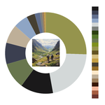 Colour wheel / palette