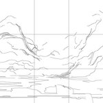 Line drawing with grid