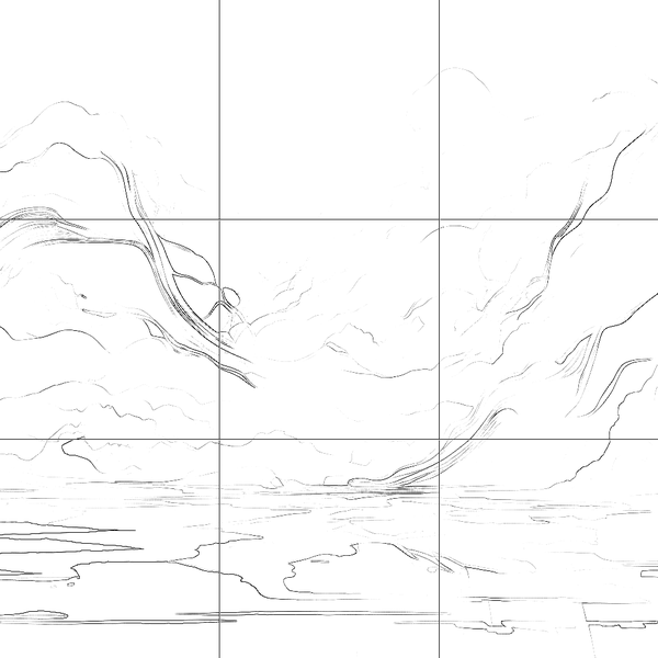 Sketch with grid