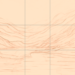 Sepia sketch with grid