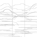 Line drawing with grid