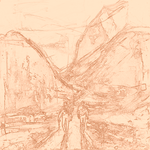 Sepia sketch