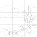 Sketch with grid