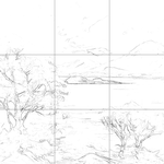 Sketch with grid