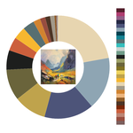 Colour wheel / palette