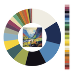 Colour wheel / palette