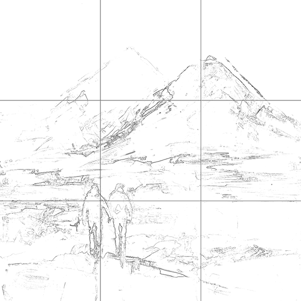 Sketch with grid