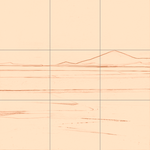 Sepia sketch with grid