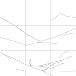 Line drawing with grid