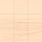 Sepia sketch with grid