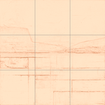 Sepia sketch with grid