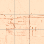 Sepia sketch with grid