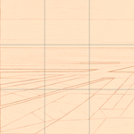 Sepia sketch with grid