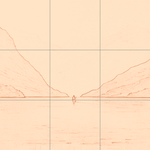 Sepia sketch with grid