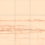 Sepia sketch with grid