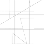 Line drawing with grid