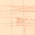 Sepia sketch with grid