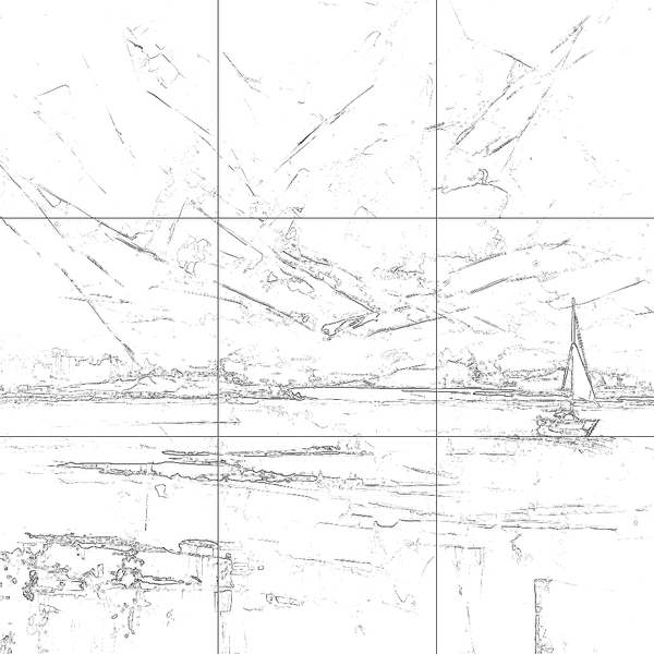 Sketch with grid