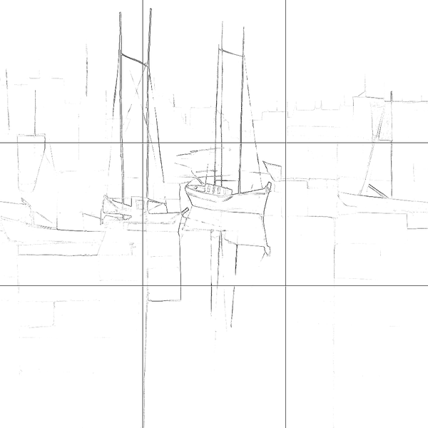 Sketch with grid