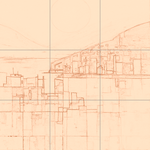 Sepia sketch with grid