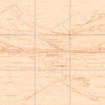 Sepia sketch with grid