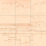 Sepia sketch with grid