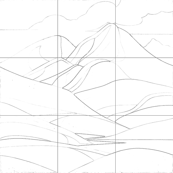 Sketch with grid