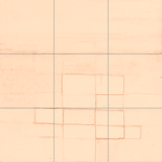 Sepia sketch with grid