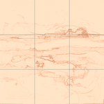 Sepia sketch with grid