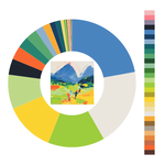 Colour wheel / palette